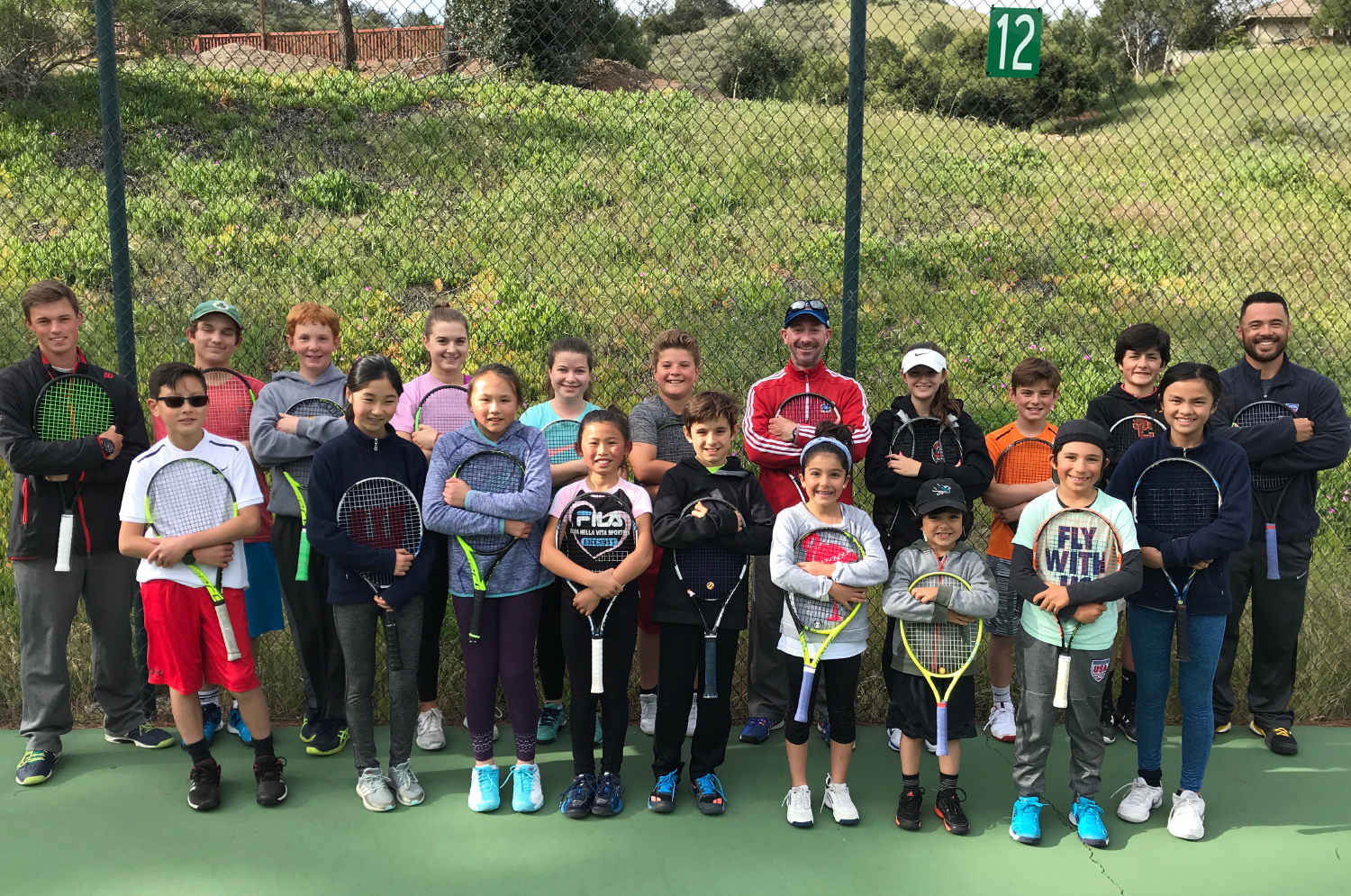 Junior Tennis Group Photo