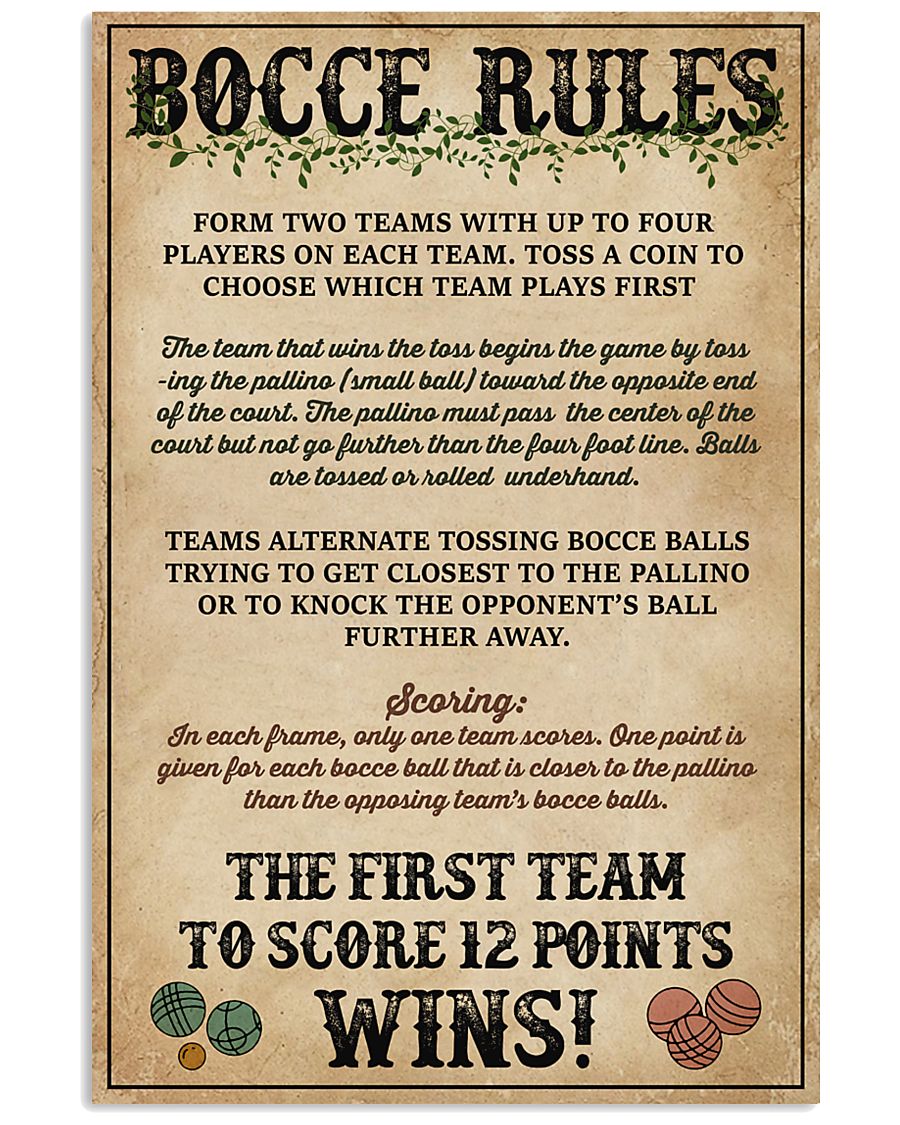 Bocce Rules